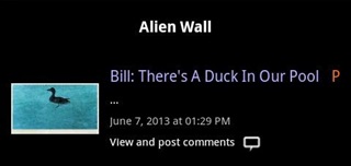 BTK App: Há um pato em nossa piscina (07.06.13)