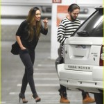 *EXCLUSIVE* Tom Kaulitz and girlfriend Ria leave dog in car as they catch a movie