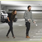 *EXCLUSIVE* Tom Kaulitz and girlfriend Ria leave dog in car as they catch a movie
