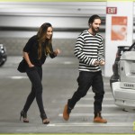 *EXCLUSIVE* Tom Kaulitz and girlfriend Ria leave dog in car as they catch a movie