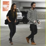 *EXCLUSIVE* Tom Kaulitz and girlfriend Ria leave dog in car as they catch a movie