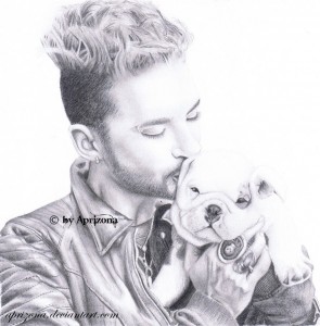 bill_kaulitz_with_pumba___tokio_hotel_fanart_by_aprizona-d7x640r