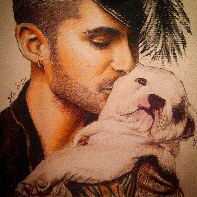 Fan Art: Bill Kaulitz, por antichristsvperstar69