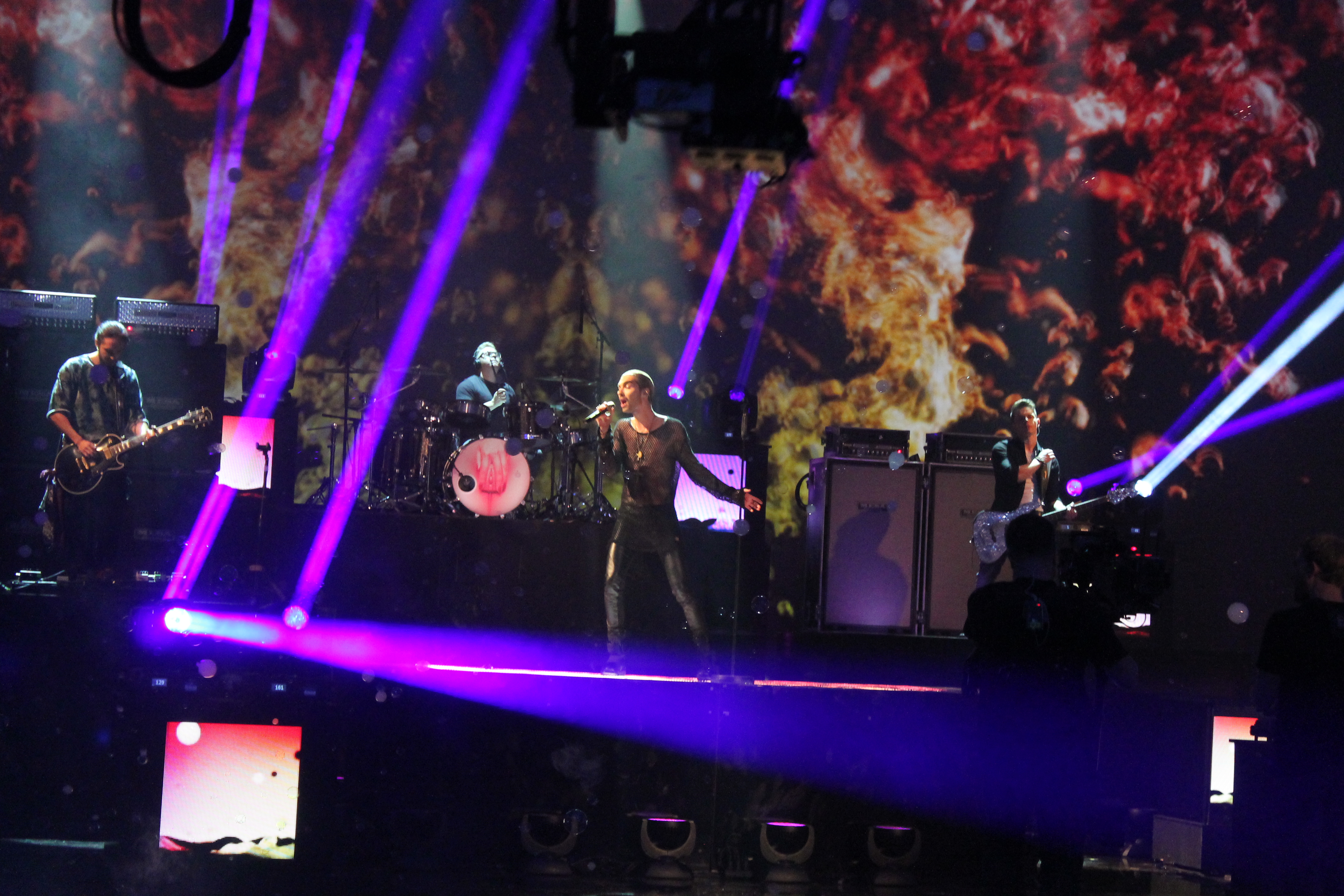 Novas Fotos: Tokio Hotel no Wetten, Dass..? em Erfurt (04.10.14)