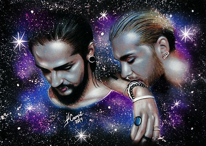 Fan Art: Bill e Tom Kaulitz, por JJ Carpé