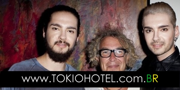 Nova Foto: Bill e Tom Kaulitz ao lado de Brad Elterman (01.11.14)