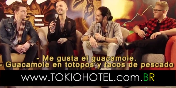 Novo vídeo: Entrevista do Tokio Hotel para a Disney Radio México (12.12.14)