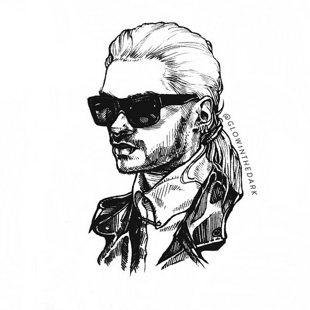Fan Art: Bill Kaulitz, por glow1nthedark
