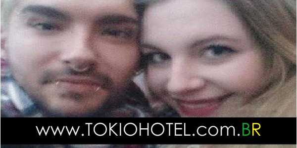 Nova Foto: Bill Kaulitz ao lado de fã na Alemanha (31.01.15)