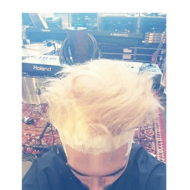 Instagram Bill Kaulitz: Nova pintura (09.02.15)