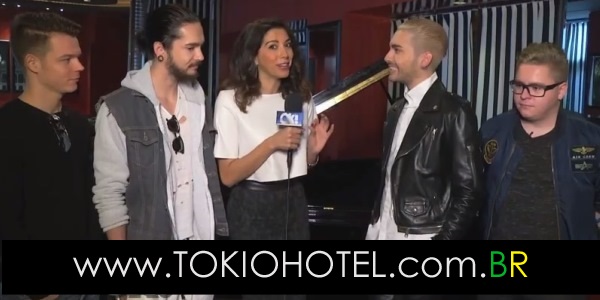 Novo vídeo: Entrevista do Tokio Hotel para a OK! TV USA (06.02.15)