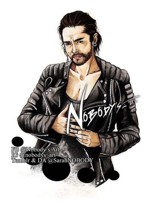 Fan Art: Tom Kaulitz, por NOBODY’s Art