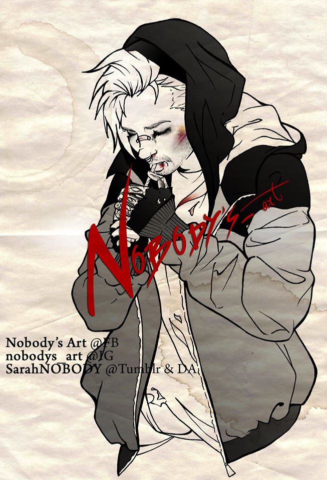 Fan Art: Bill Kaulitz, por NOBODY’s Art