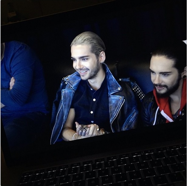 Instagram Smash Press: Hora de começar a editar a entrevista com o Tokio Hotel (28.02.15)