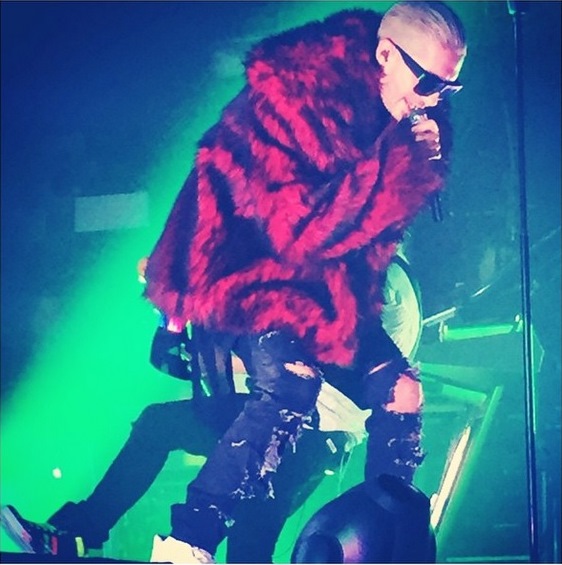 Instagram Bill Kaulitz: Obrigado pela ótima primeira noite (06.03.15)