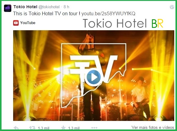 Atualização Tokio Hotel: Novo episódio do THTV! (13.03.15)