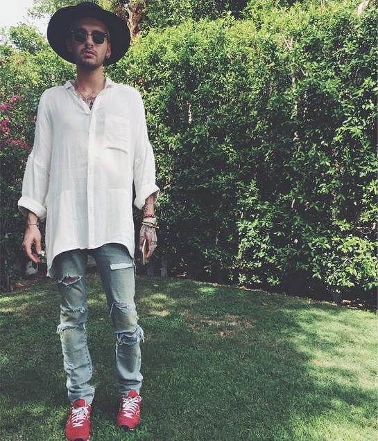 Instagram Bill Kaulitz: Sábados em Palm Springs (27.06.15)
