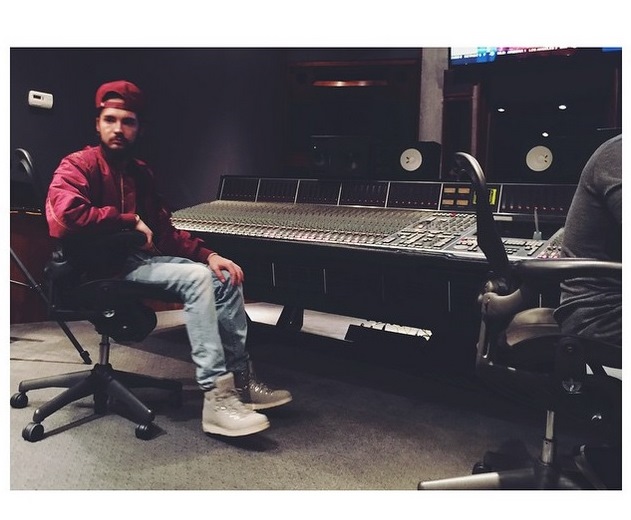 Instagram Bill Kaulitz: De volta ao estúdio (10.06.15)