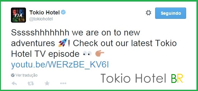 Atualização Tokio Hotel: Novo Episódio do THTV (17.06.15)
