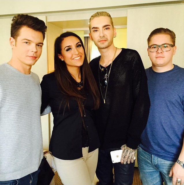 Instagram Aline Marie: Novas fotos do Tokio Hotel (03.07.15)