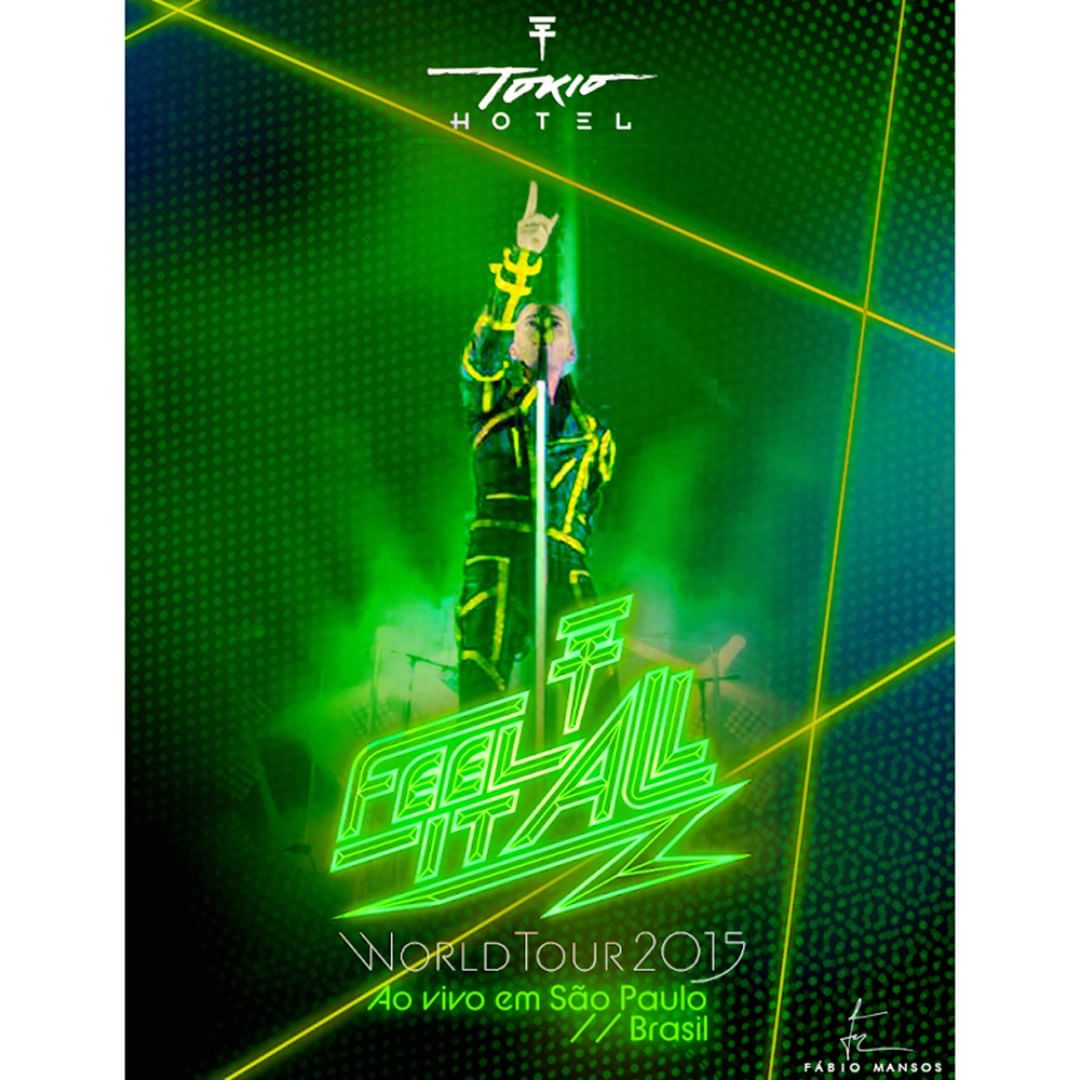 Fan Art: Tokio Hotel em São Paulo, por Fabio Mansos