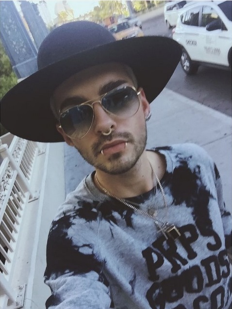 Instagram Bill Kaulitz: Selfie de ressaca (02.08.15)
