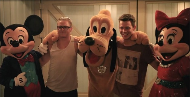 Instagram Erik Bergamini: Aventuras na Disney com Gustav e Georg! (02.08.15)