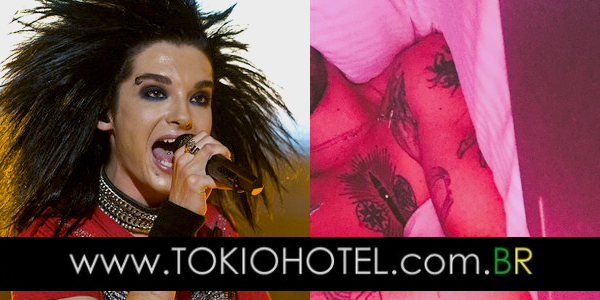 My Heimat.de: Bill Kaulitz mostra sua nova tatuagem (23.11.15)