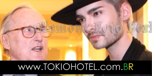 Inar.de: Professor Jochen Blume ao lado de Bill Kaulitz (13.01.15)