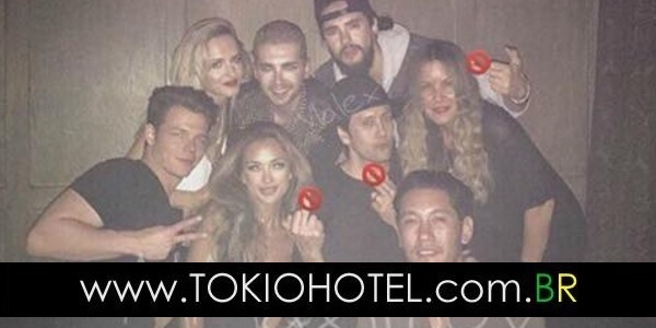 Nova foto: Bill, Tom e Georg em Nova York (12.08.15)