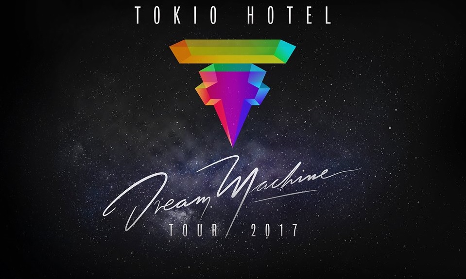 Facebook Tokio Hotel: Primeiras datas da turnê Dream Machine (15.09.16)