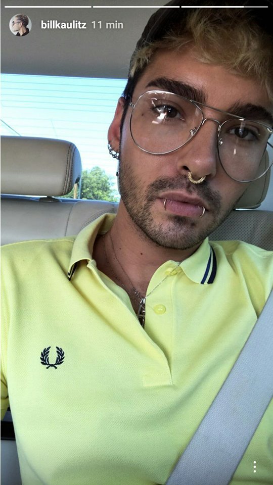 Instagram Stories: Bill Kaulitz posta novas fotos! (31.07.17)